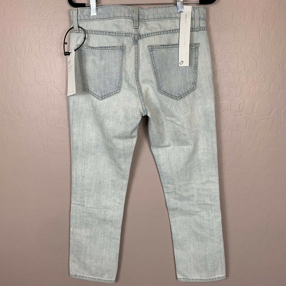 NWT Current Elliott Channon Destroy Jeans Women's Cropped Straight Size 27 - Picture 4 of 5
